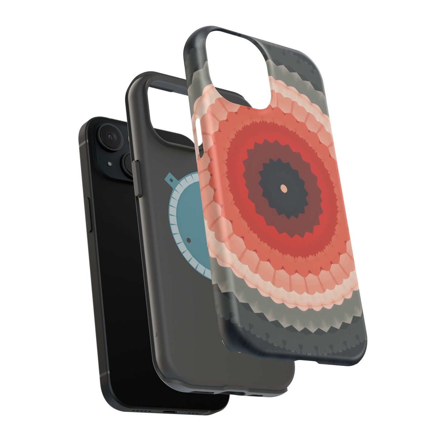 Abstract Phone Case - Geometric iPhone Case, Modern Art Gift Idea, Unique Pattern Design