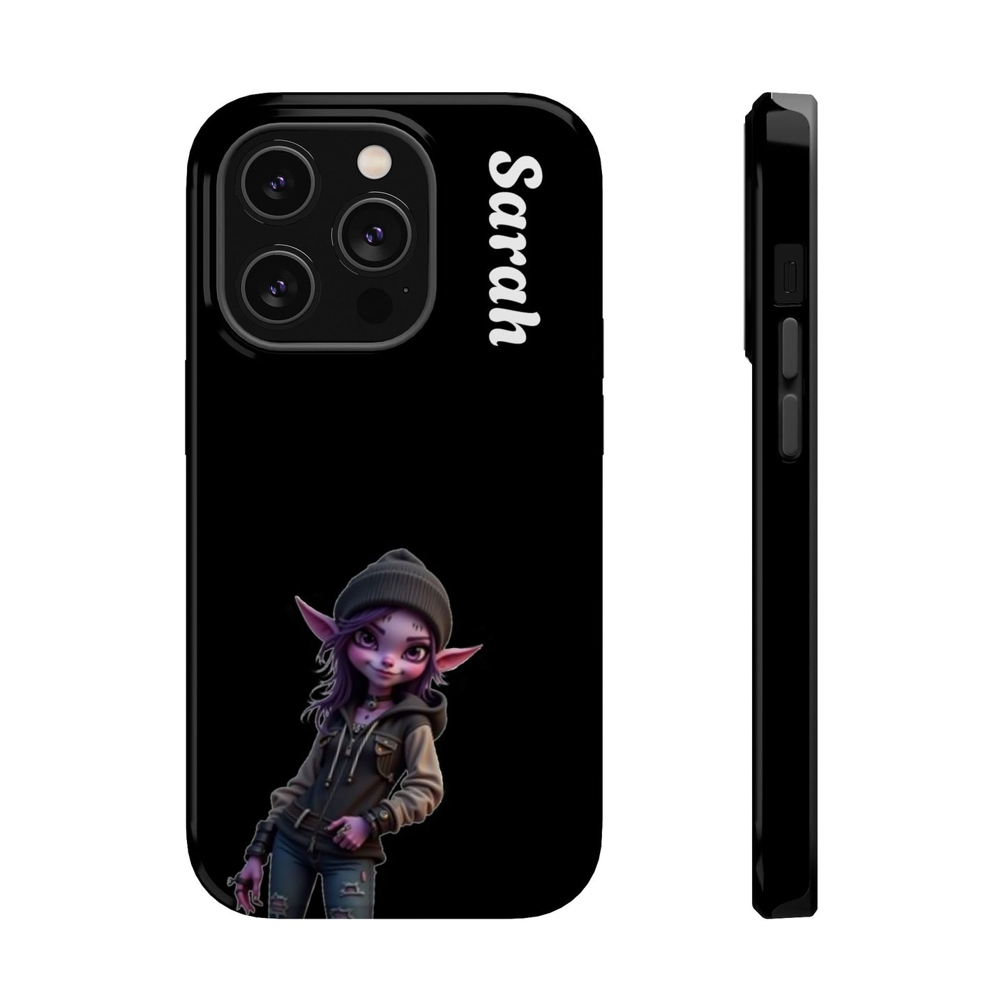 Personalized Elf Phone Case - Custom Name Aesthetic Y2K Gift | Cool Character Cases for Teens & Girls