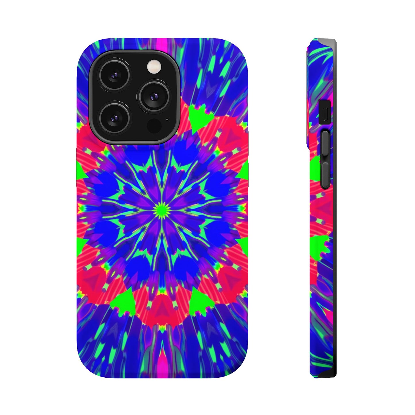 Neon Phone Case - Trippy iPhone Case, Rave Gift Idea, Aesthetic Y2K Accessory