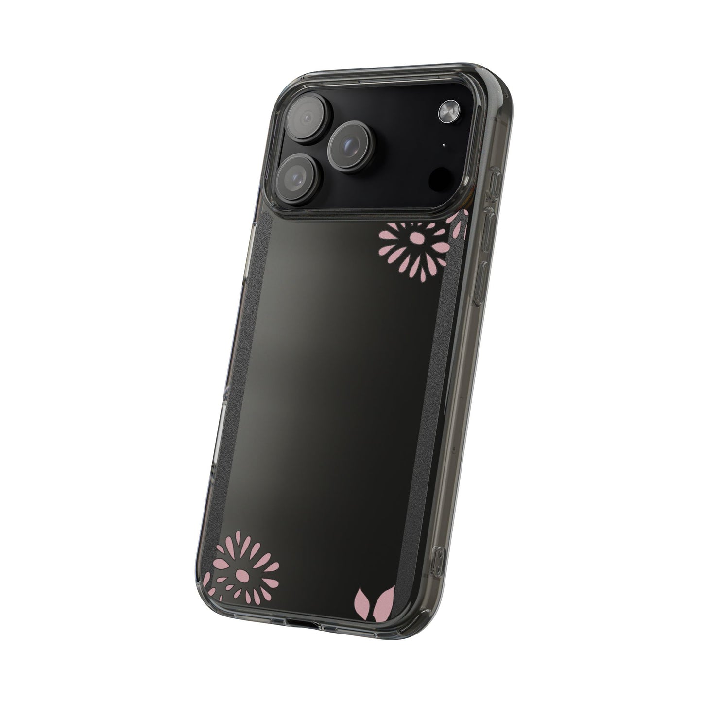 Elegant Floral Clear Phone Case β Minimalist Chic Protection
