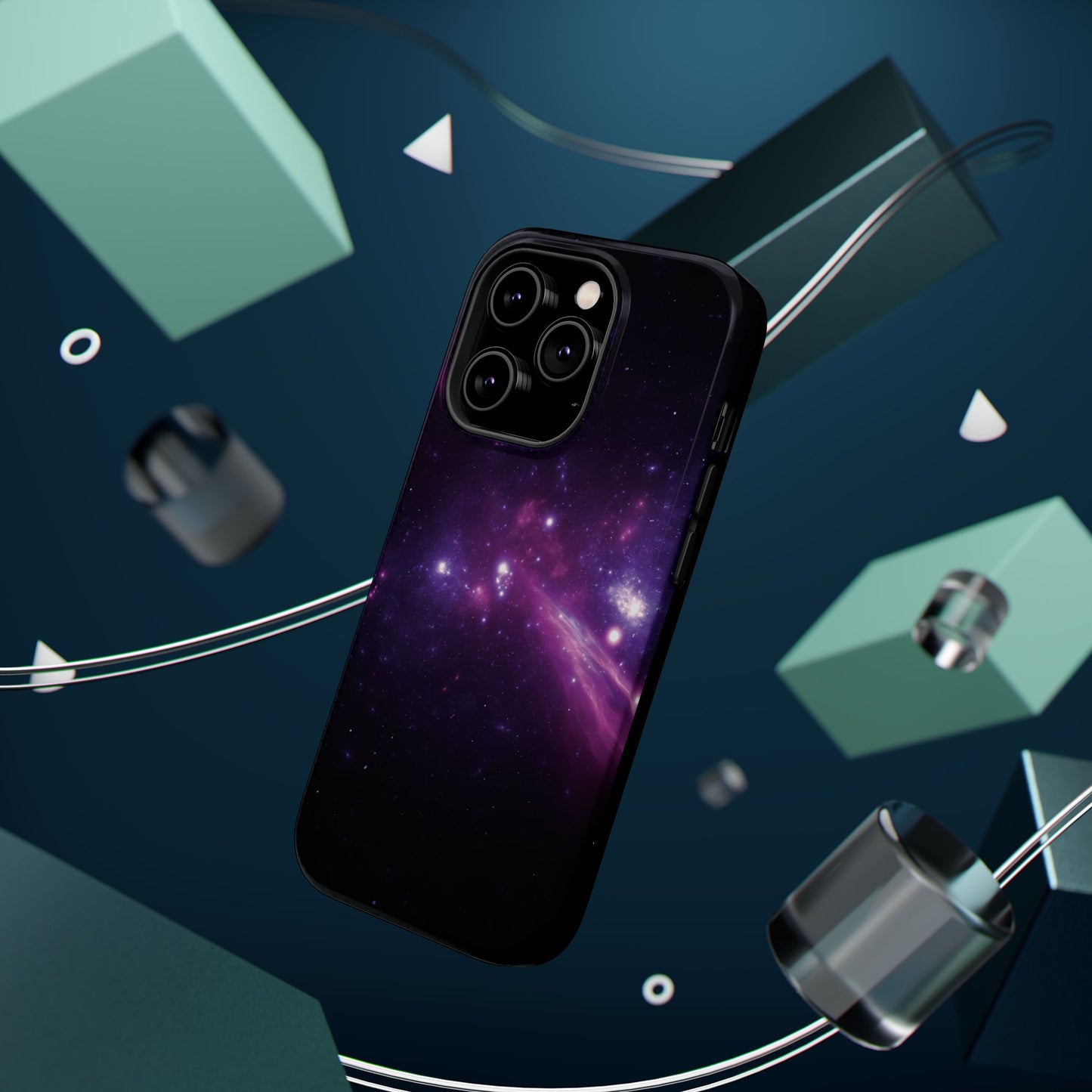Purple Galaxy Phone Case - Aesthetic iPhone Case | Space Art Design | Gifts for Her | Unique Phone Accessories