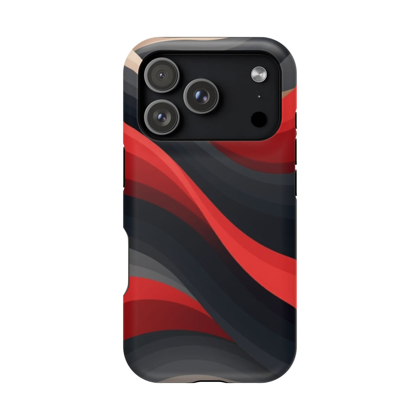 Dynamic Elegance Phone Case - Bold Wave Design | Trendy Aesthetic Gift Idea