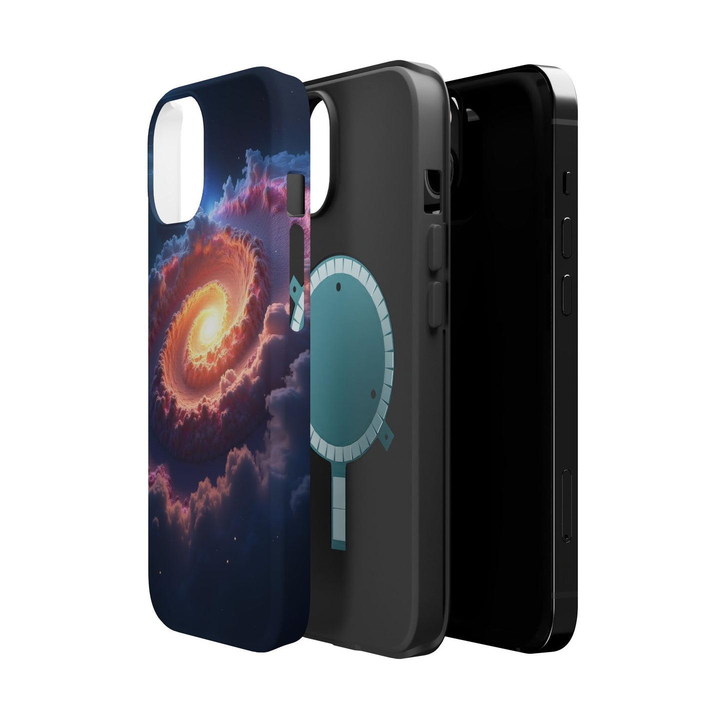 Ethereal Spiral Galaxy Phone Case for iPhone | Dreamy Aesthetic Slim Protective Cover