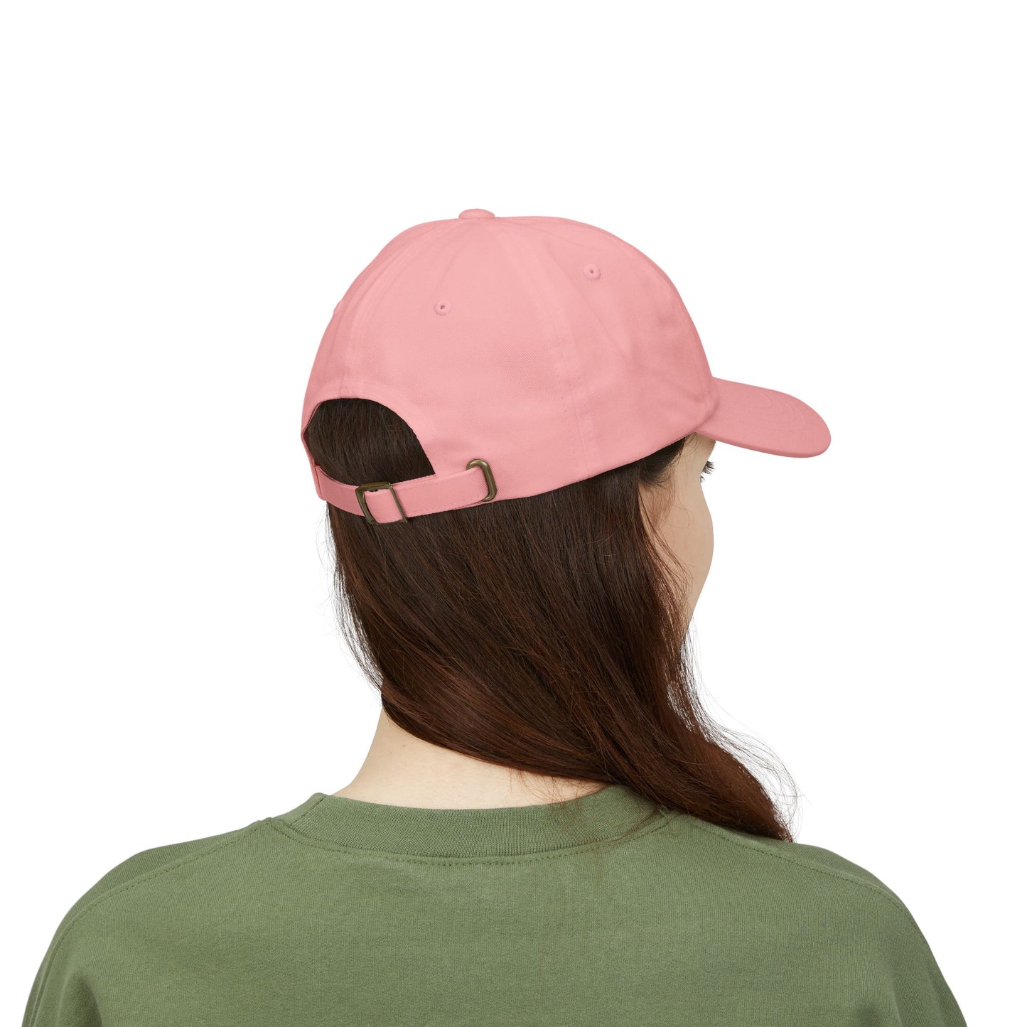 “Baddie With a Bush” Embroidered Dad Cap – Adjustable Pink Cap with Sassy Flair