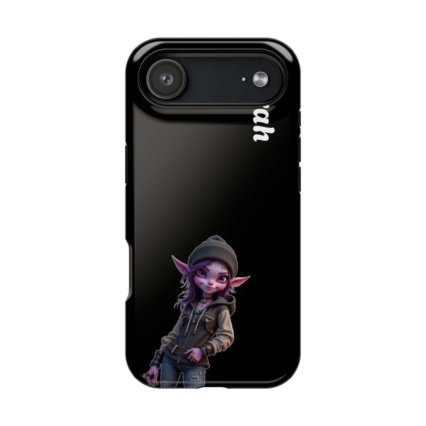 Personalized Elf Phone Case - Custom Name Aesthetic Y2K Gift | Cool Character Cases for Teens & Girls