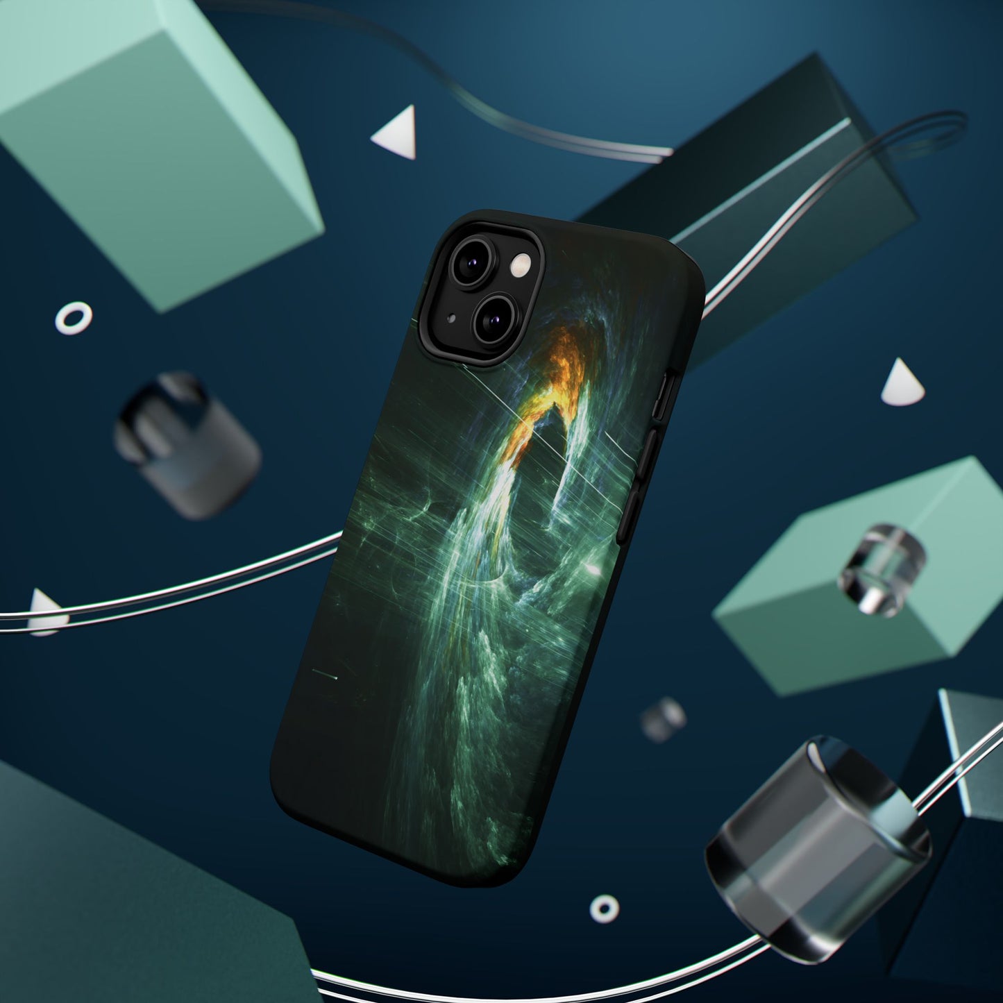 Abstract Swirl Phone Case - Aesthetic iPhone Case | Galaxy Art Design | Gifts for Her | Unique Phone Accessories
