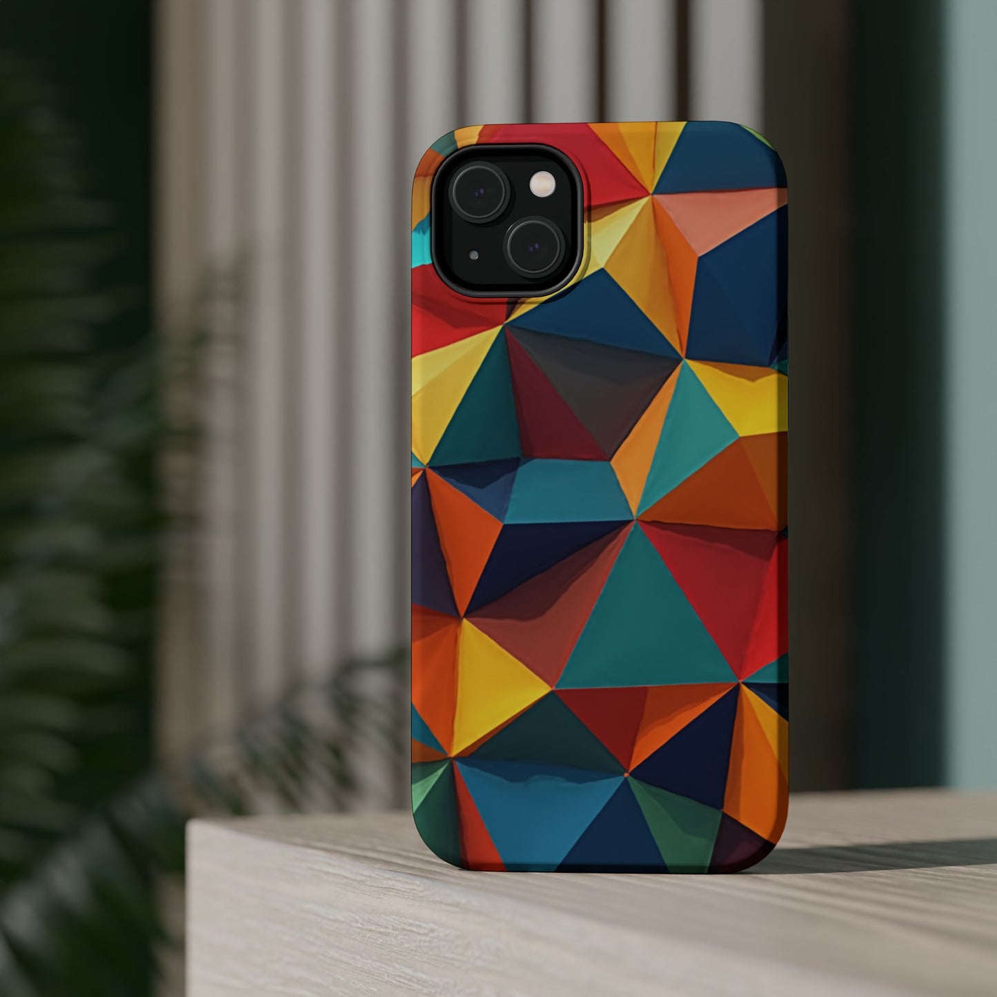Prism Burst Phone Case for iPhone | Abstract Geometric Slim Protective Cover