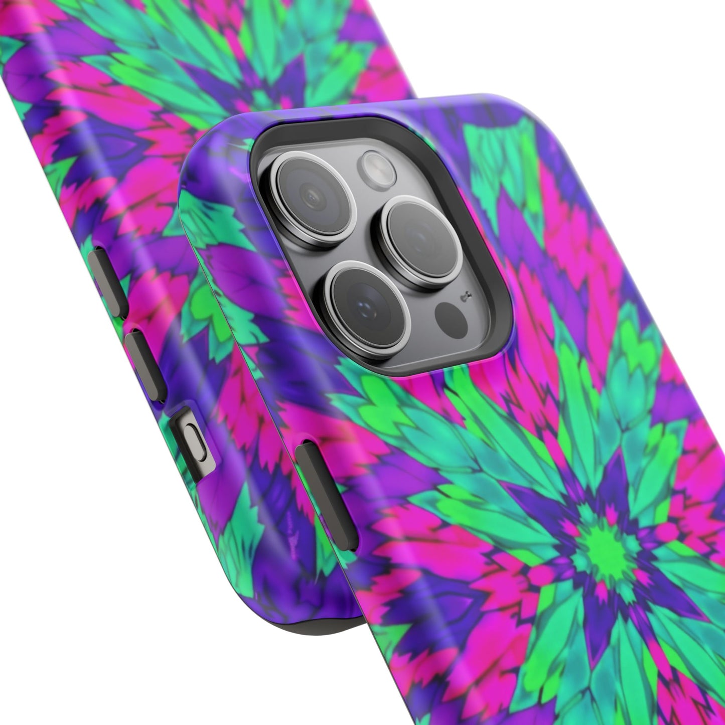 Psychedelic Mandala Phone Case - Trippy Art Gift | Colorful Flower Cases for iPhone Lovers
