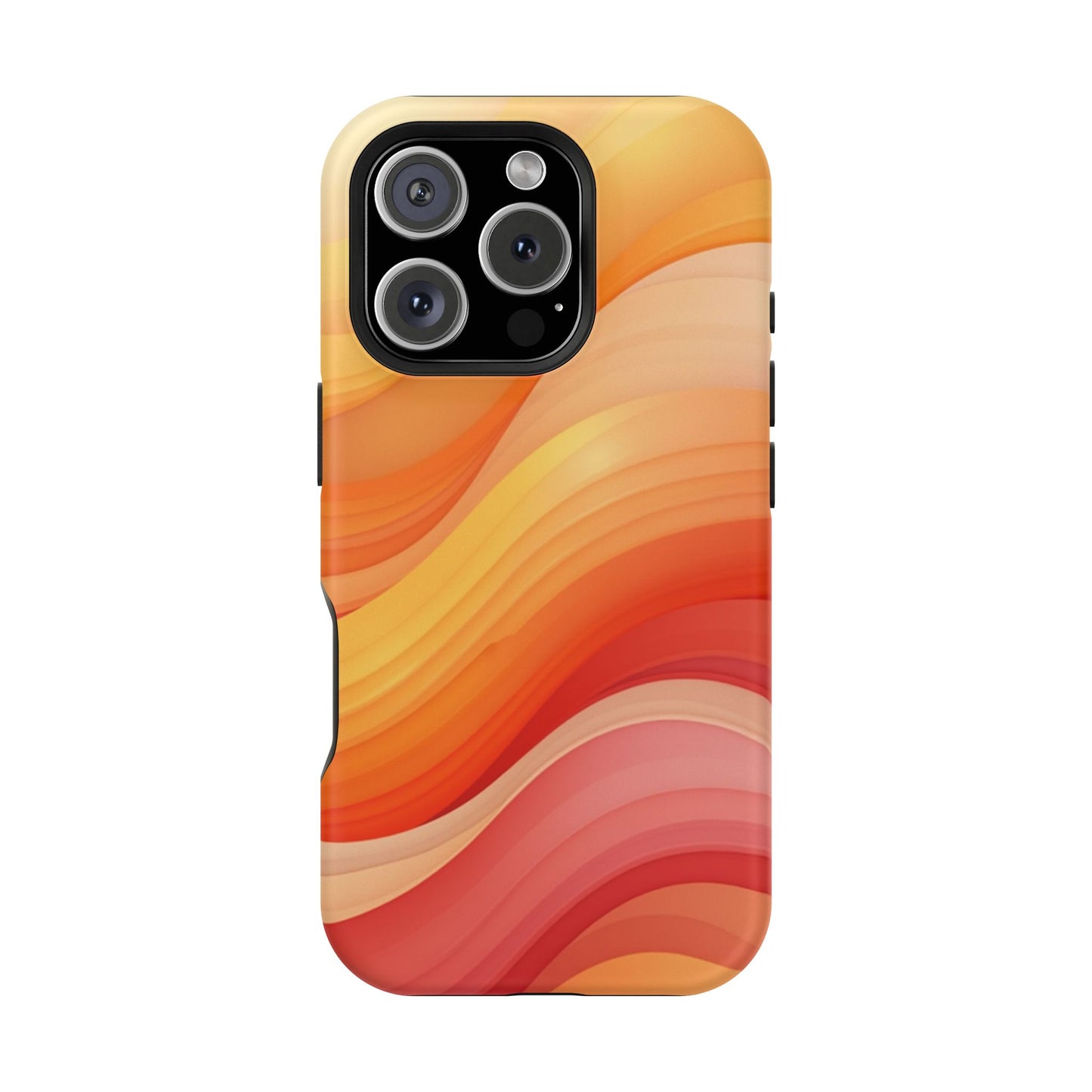 Sunset Phone Case - Aesthetic iPhone Case | Warm Gradient Wave Design | Gifts for Her | Beachy Summer Vibes