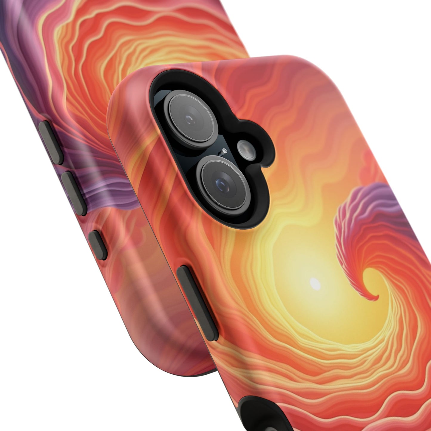 Sunburst Wave iPhone Case - Ocean Sunset Design, Aesthetic Beach Gift Idea