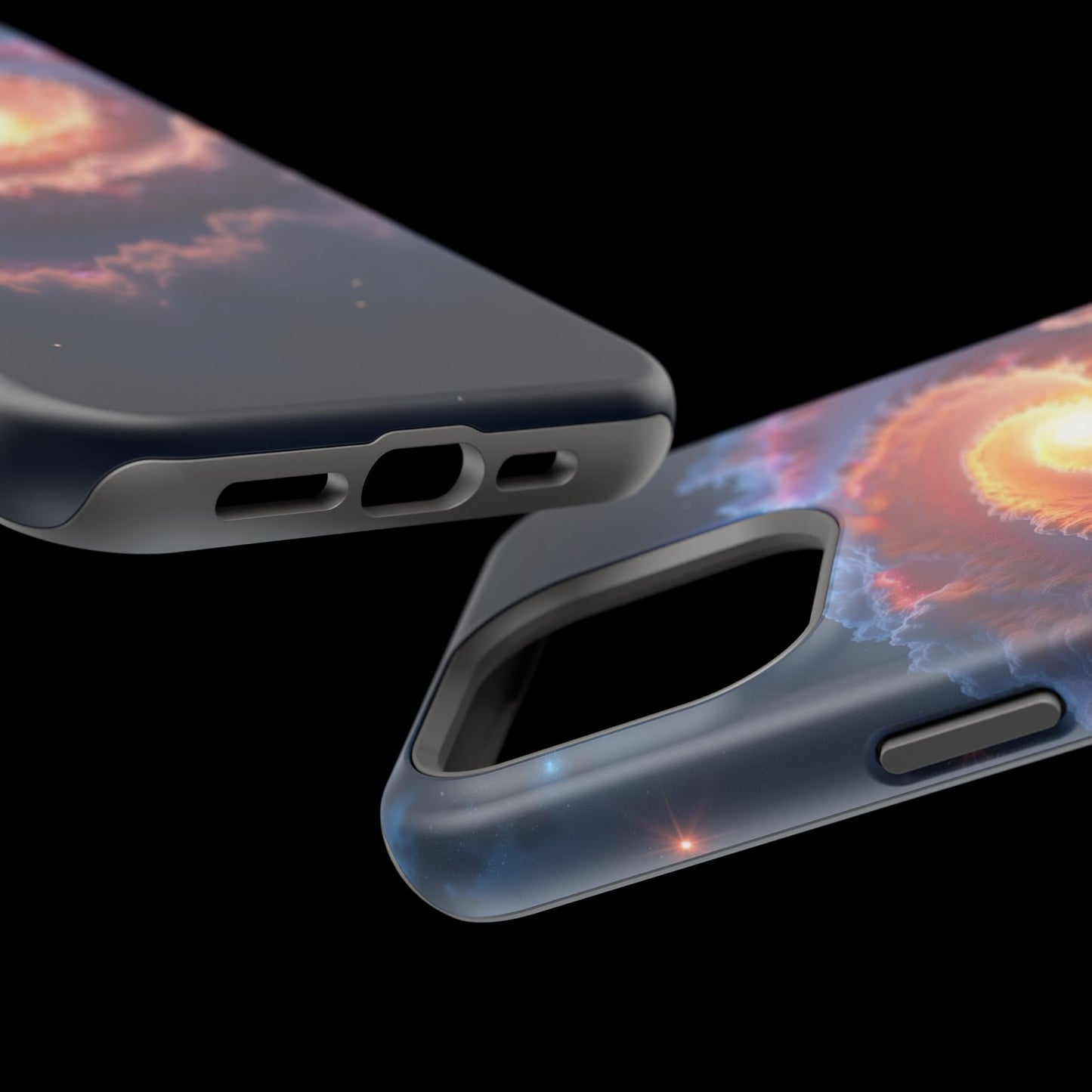 Ethereal Spiral Galaxy Phone Case for iPhone | Dreamy Aesthetic Slim Protective Cover