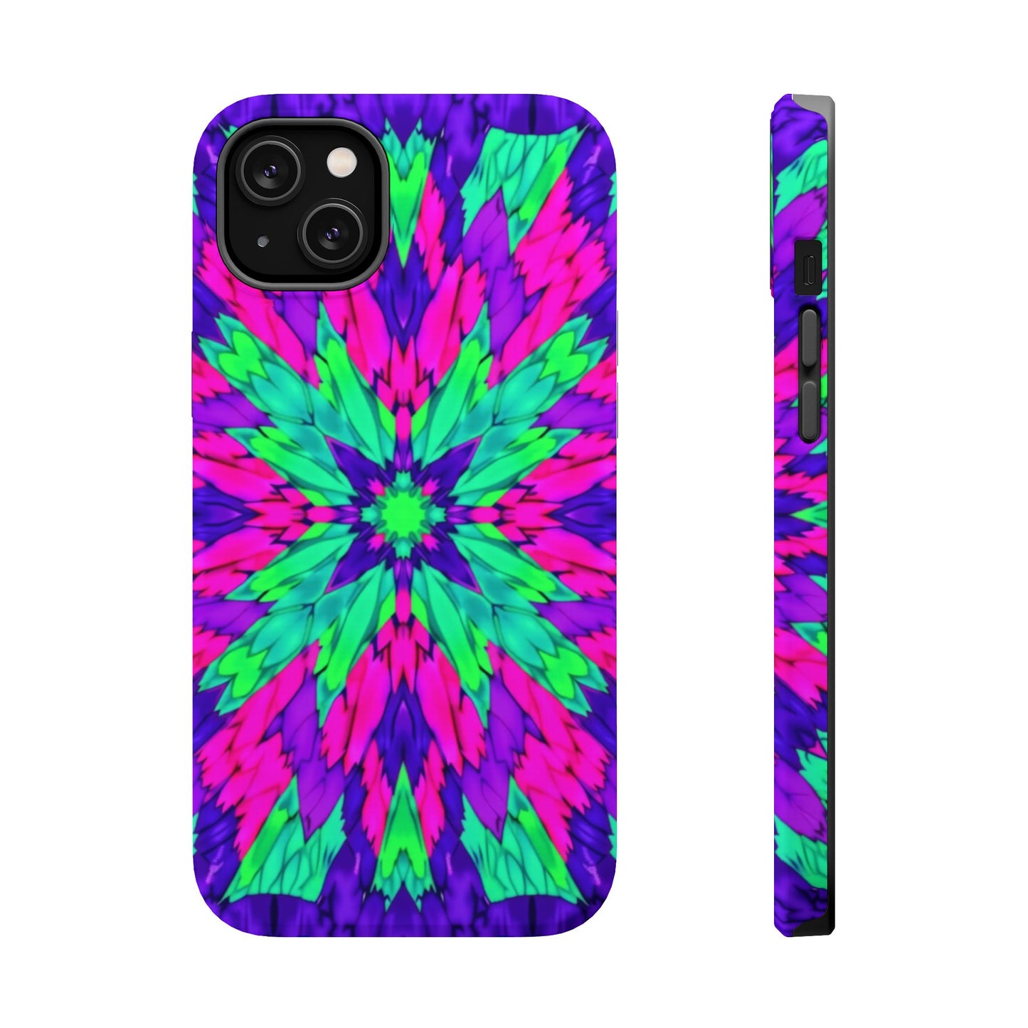 Psychedelic Mandala Phone Case - Trippy Art Gift | Colorful Flower Cases for iPhone Lovers