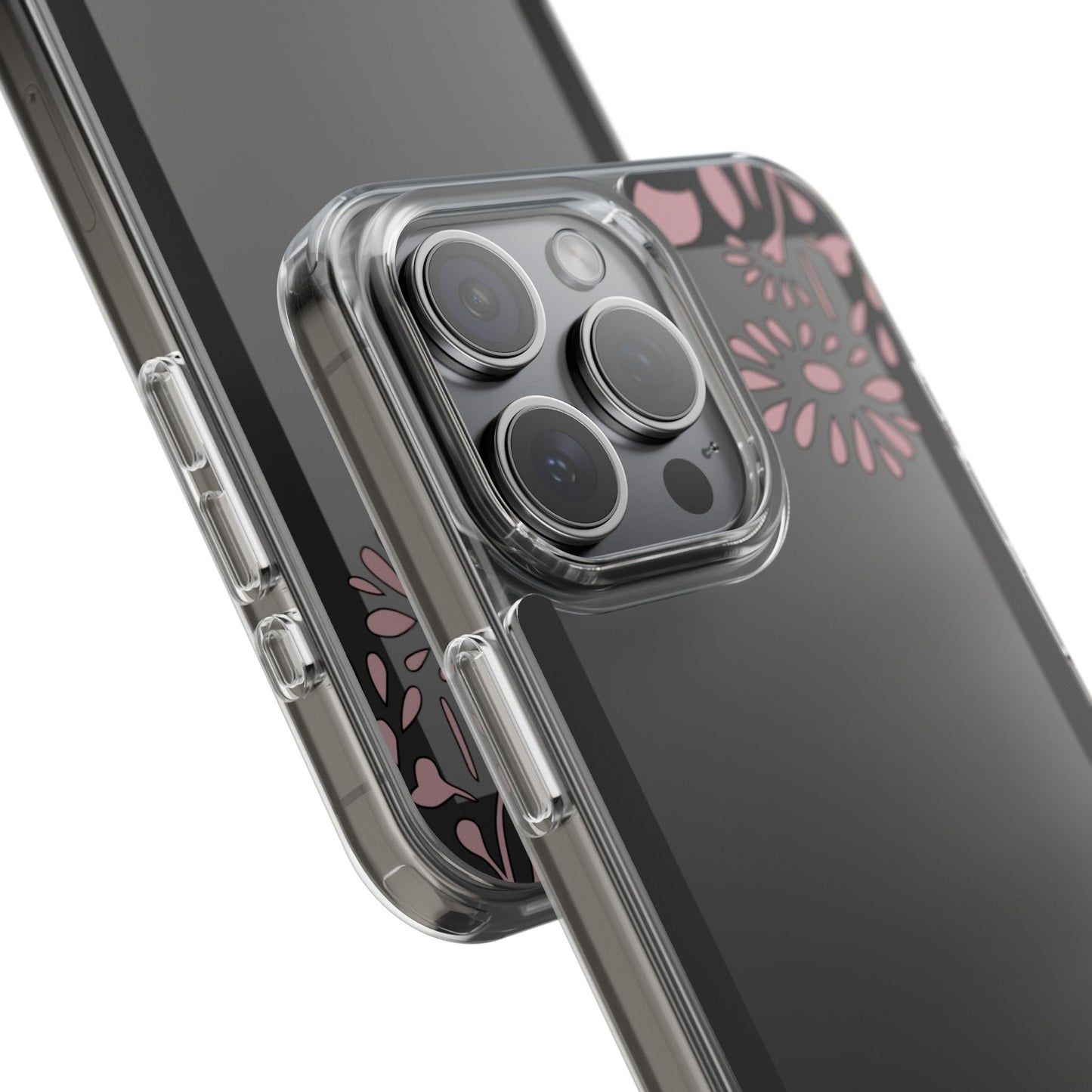 Elegant Floral Clear Phone Case β Minimalist Chic Protection