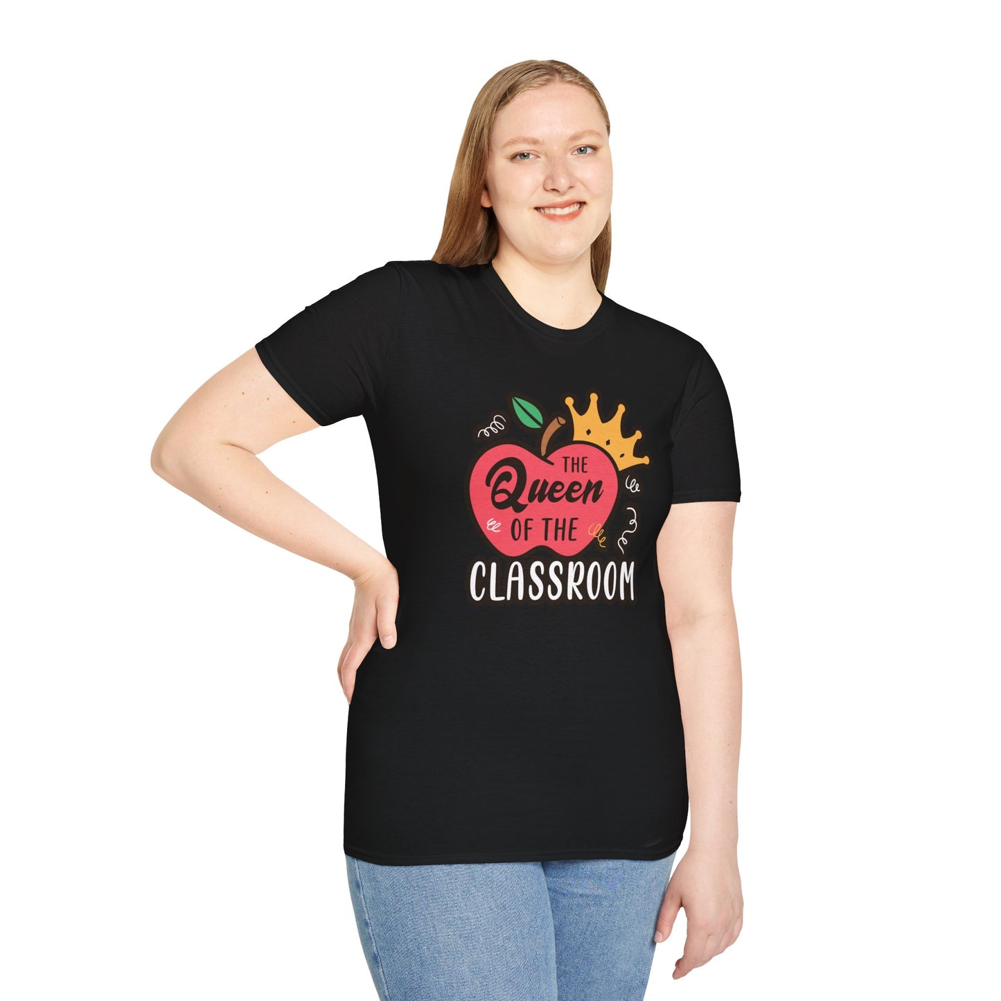 Teacher Shirt - Queen of the Classroom Tee, Gift for Teachers, Appreciation Gift, Cute Educator Graphic Top, Back to School Outfit