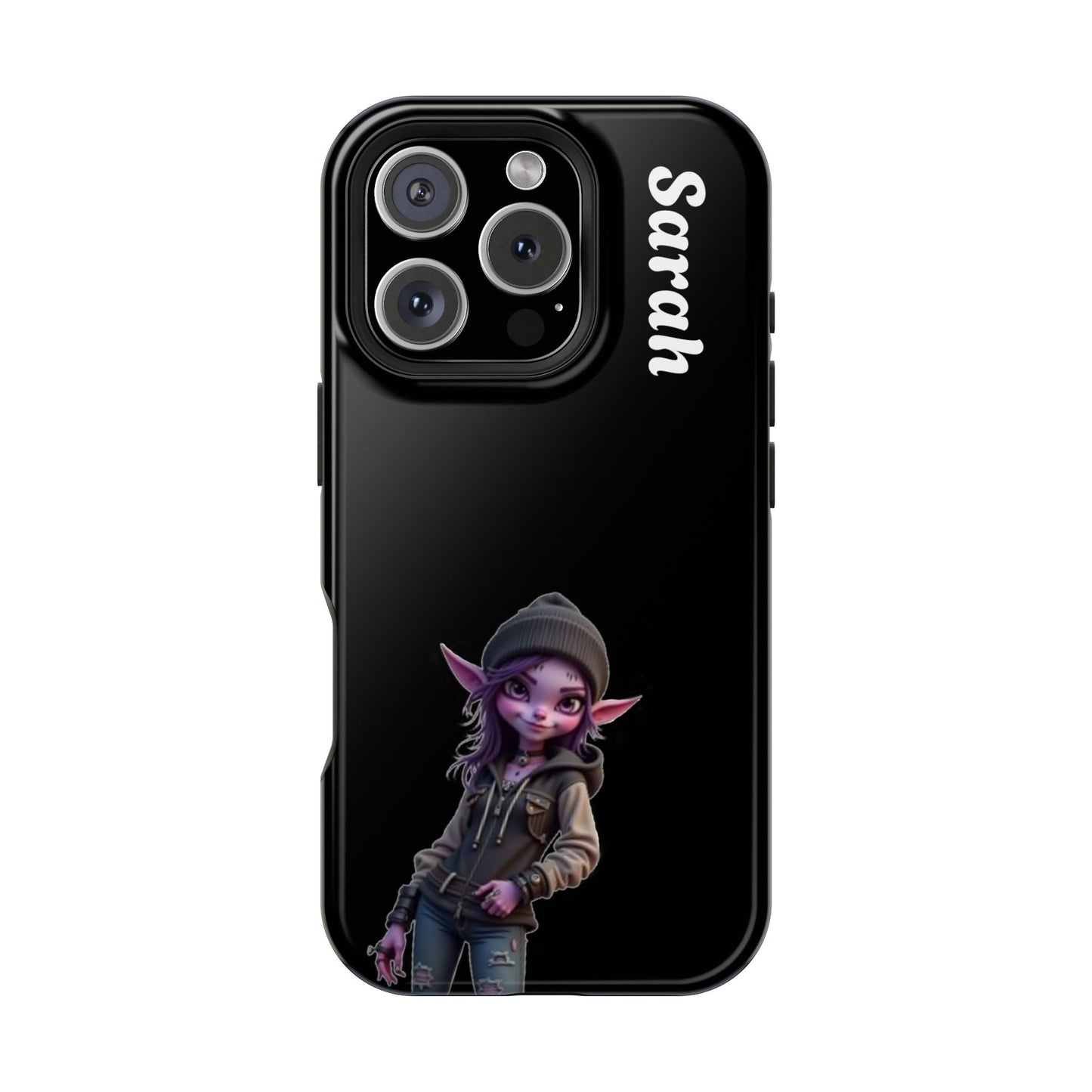 Personalized Elf Phone Case - Custom Name Aesthetic Y2K Gift | Cool Character Cases for Teens & Girls