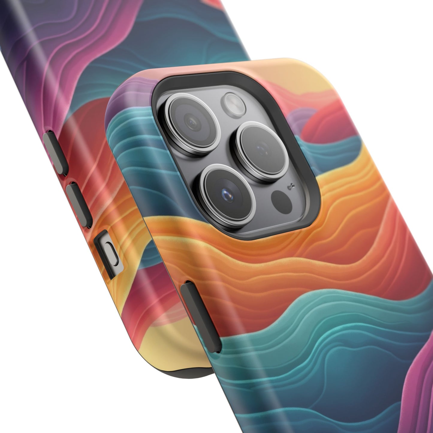 Abstract Wave Phone Case - Aesthetic iPhone Case, Pastel Gift Idea, Trendy Summer Accessory