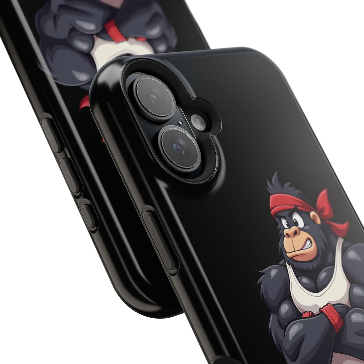 Red Band Gym Gorilla Phone Case β Fierce Style Meets Tough Protection