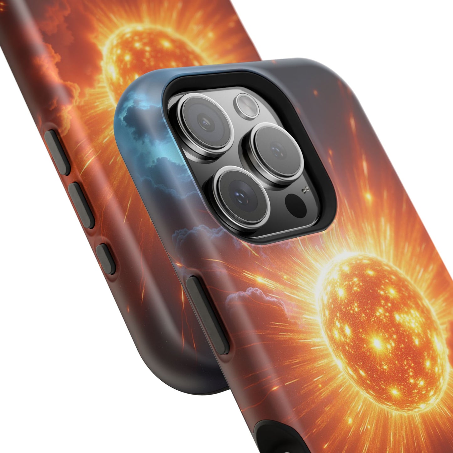 Sun Phone Case - Fiery Starburst iPhone Cover - Astronomy Gift for Him/Her