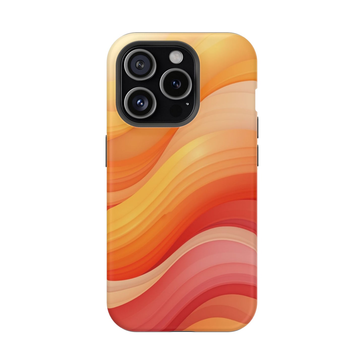Sunset Phone Case - Aesthetic iPhone Case | Warm Gradient Wave Design | Gifts for Her | Beachy Summer Vibes