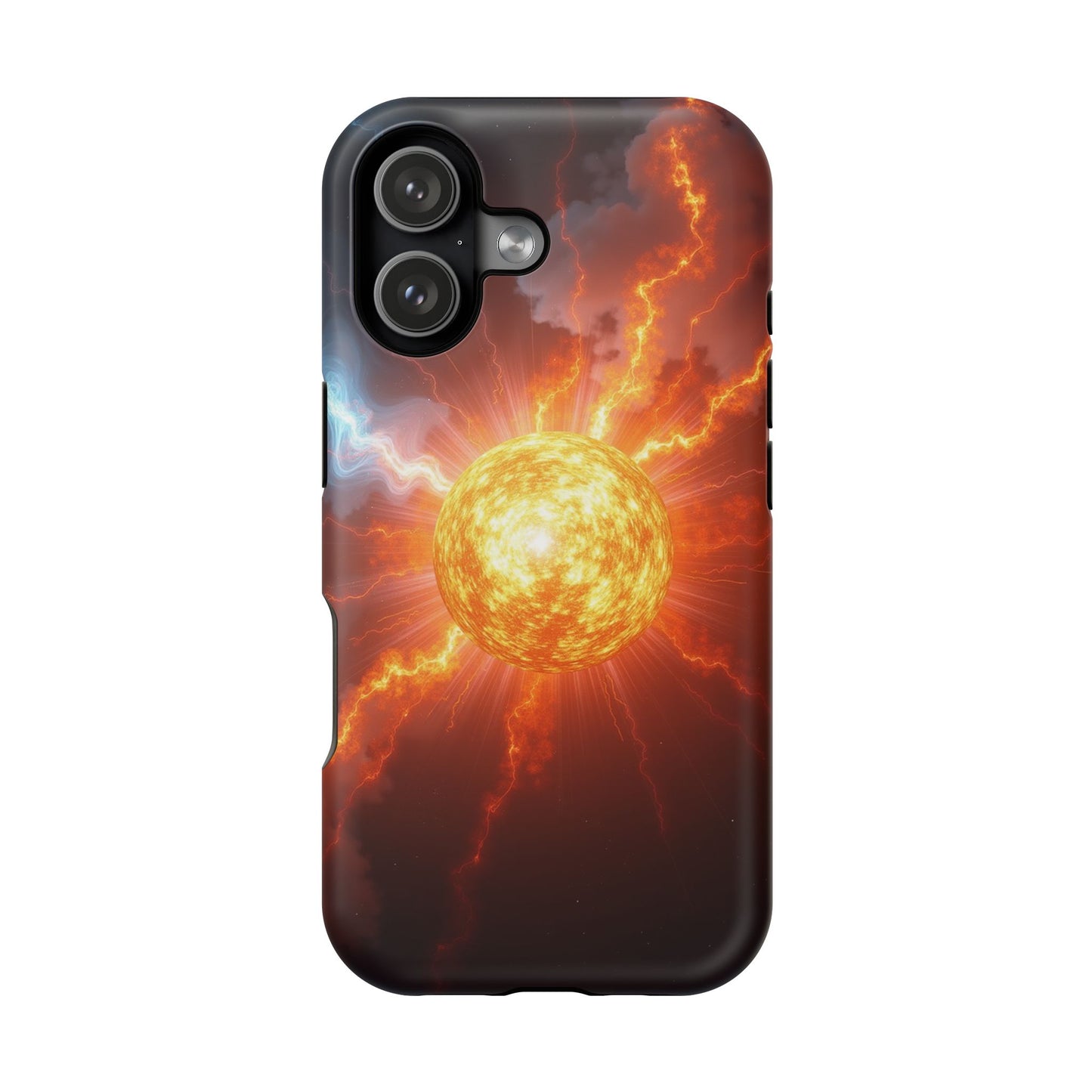 Solar Flare iPhone Case - Fiery Sunburst Space Design - Astronomy Gift Idea