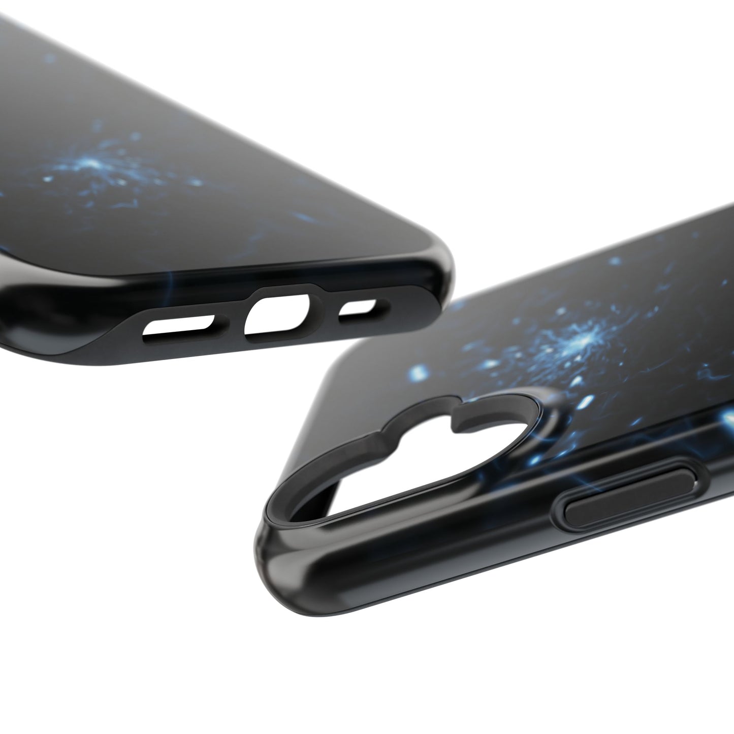 Galaxy Phone Case - Aesthetic iPhone Case | Blue Abstract Energy Design | Gifts for Him/Her | Sci-Fi Tech Vibes