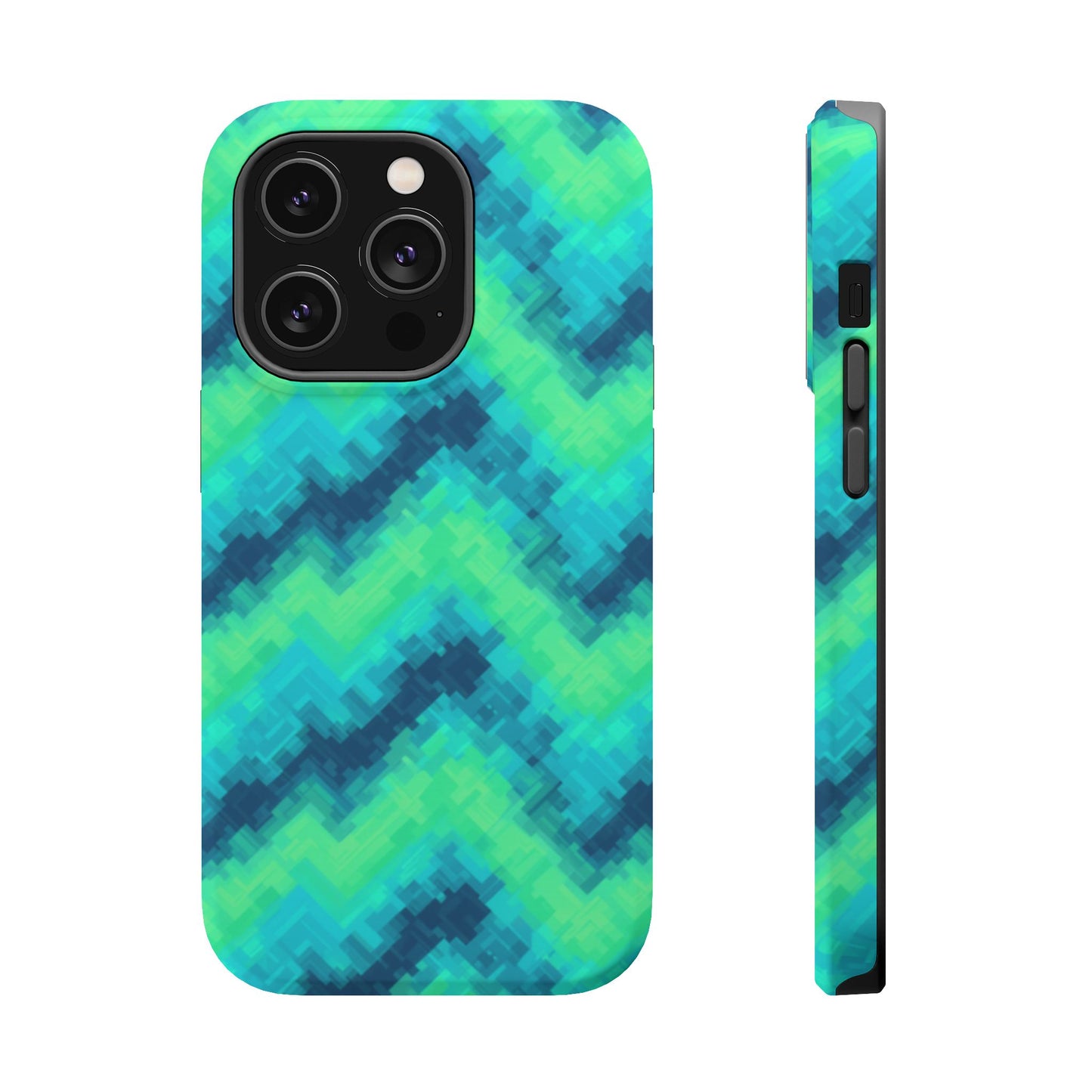 8-Bit Wave Phone Case for iPhone | Retro Pixel Art Slim Protective Cover