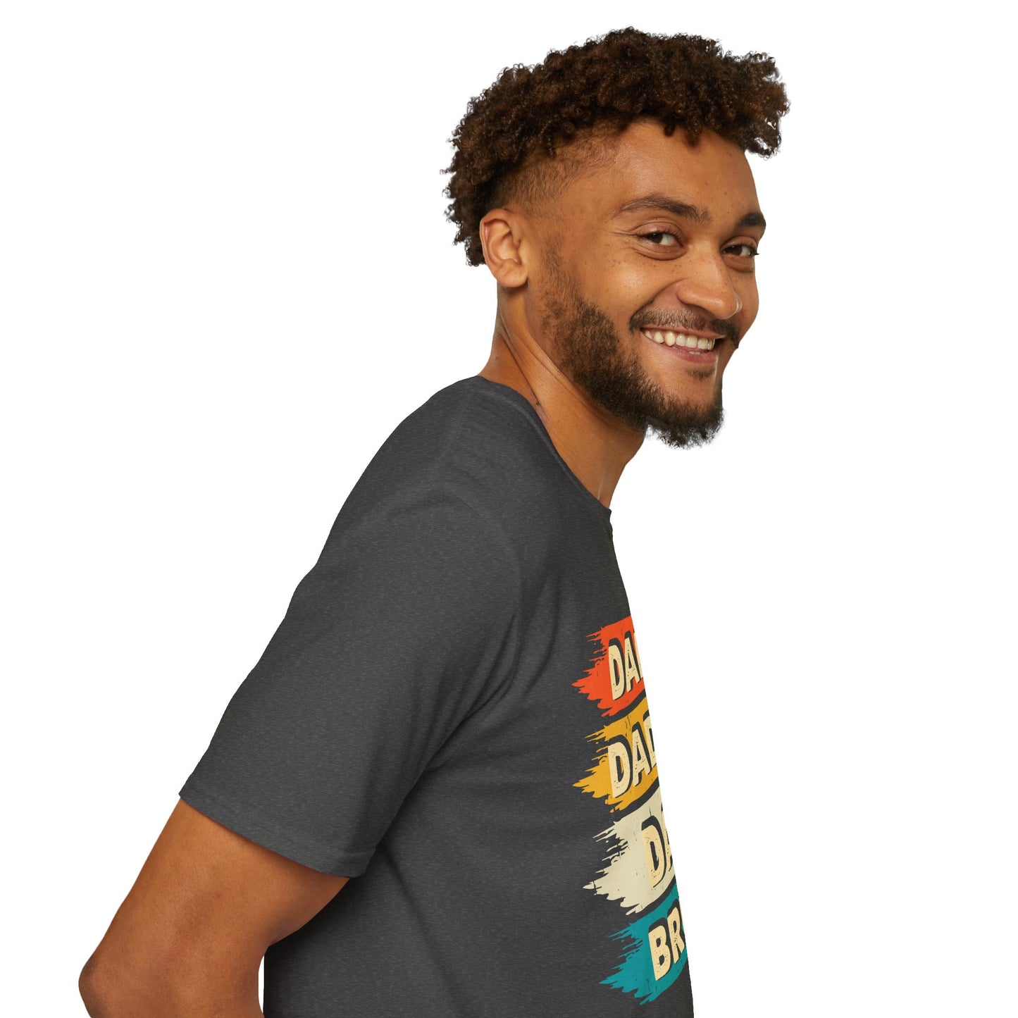 "Dada Daddy Dad Bruh" Funny & Sassy Graphic Tee β Quirky Dad Joke T-Shirt for Playful Fathers, Hilarious Dads & Confused Kids