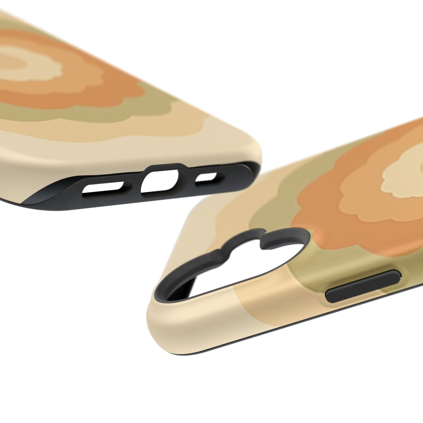 Retro Bloom iPhone Case - 70s Floral Design, Vintage Aesthetic Gift Idea