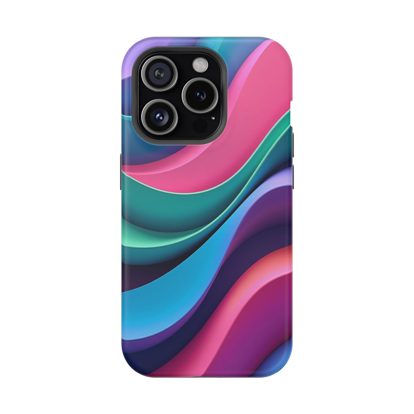 Aesthetic Wave Phone Case - Colorful iPhone Case, Ocean Gift Idea, Trendy Summer Accessory