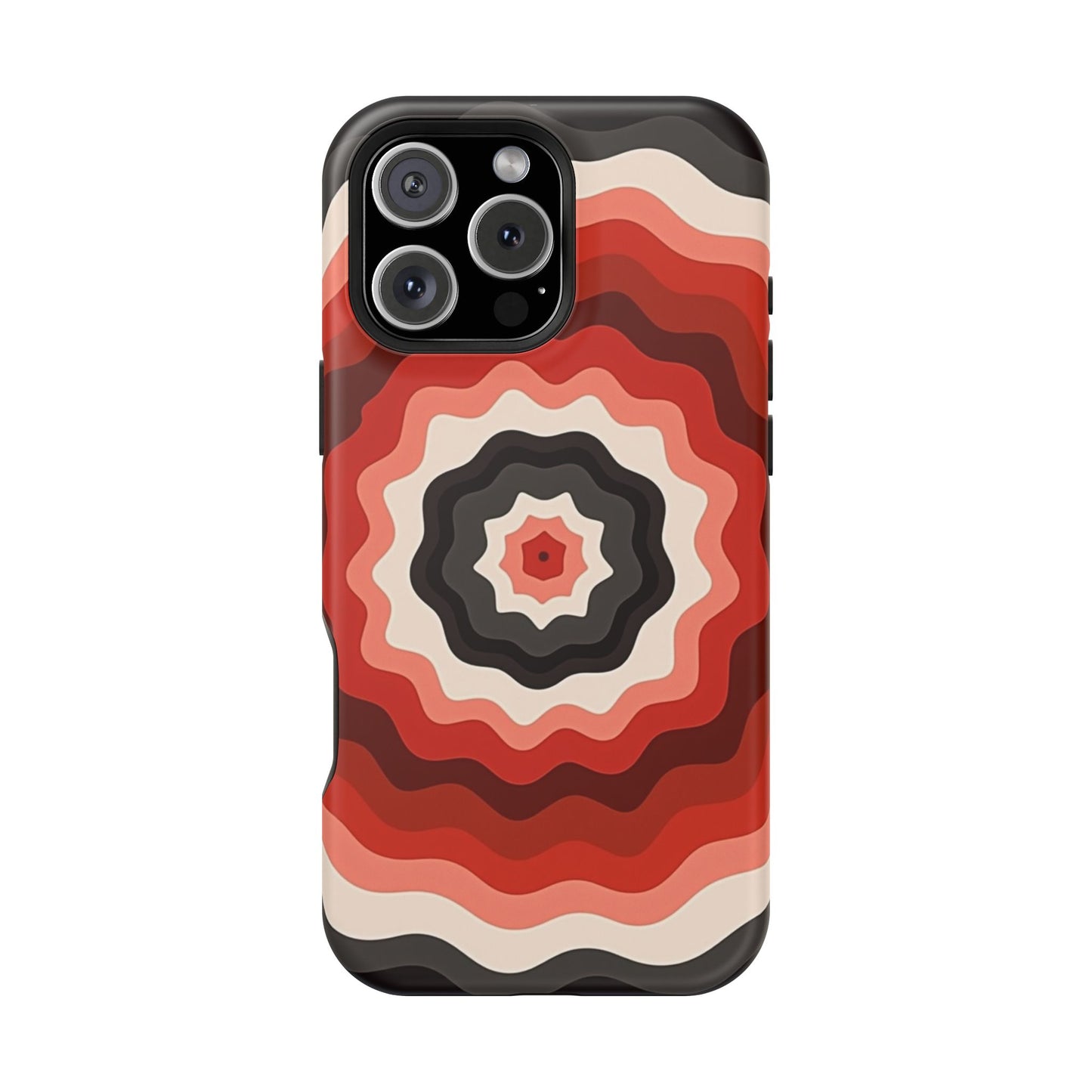 70s Wave Phone Case - Aesthetic iPhone Case, Vintage Gift Idea, Trendy Summer Accessory