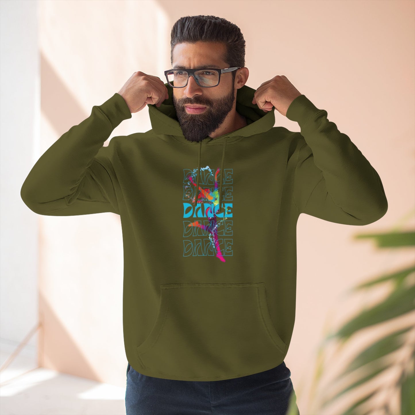 “Dance Dance Dance” Graphic Pullover, Motivational Dancer Gift, Dance Moms Inspired Apparel, Cozy Unisex Hoodie