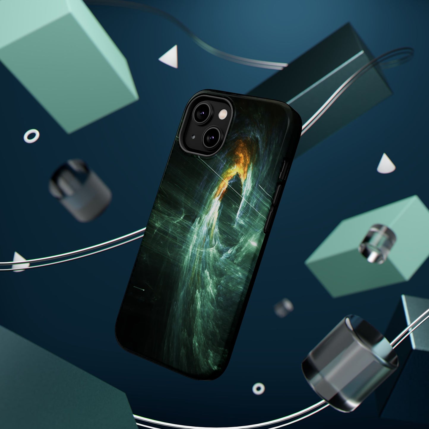 Abstract Swirl Phone Case - Aesthetic iPhone Case | Galaxy Art Design | Gifts for Her | Unique Phone Accessories