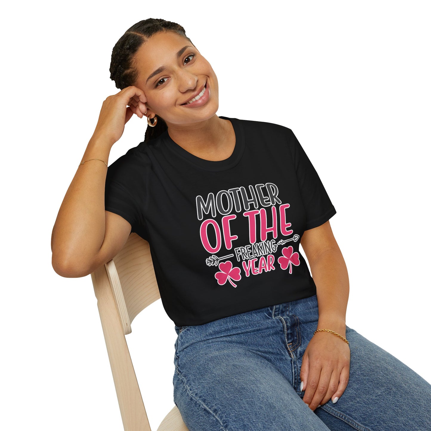 "Mother of the Year" Funny & Stylish Mom T-Shirt β Cute Sassy Motherhood Gift Tee for Real-Life Superheroes