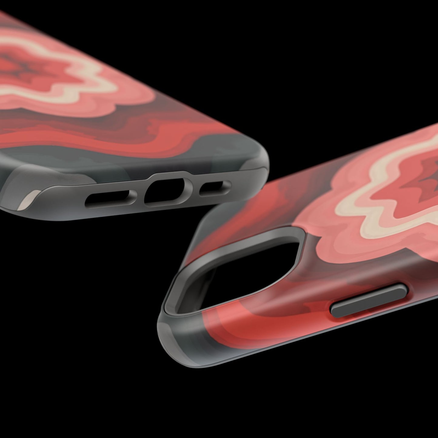 Retro Flower Phone Case - Aesthetic iPhone Case, 70s Inspired Gift, Groovy Pattern Design