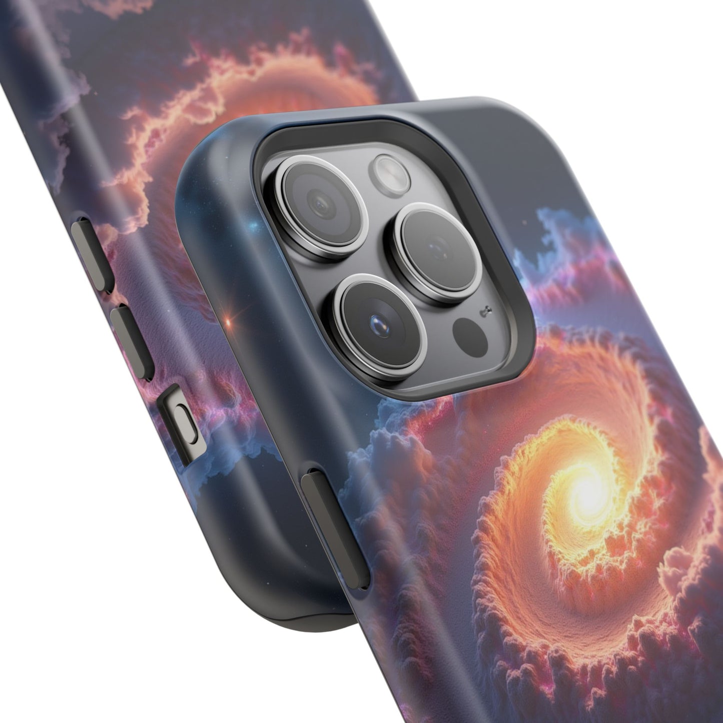 Ethereal Spiral Galaxy Phone Case for iPhone | Dreamy Aesthetic Slim Protective Cover