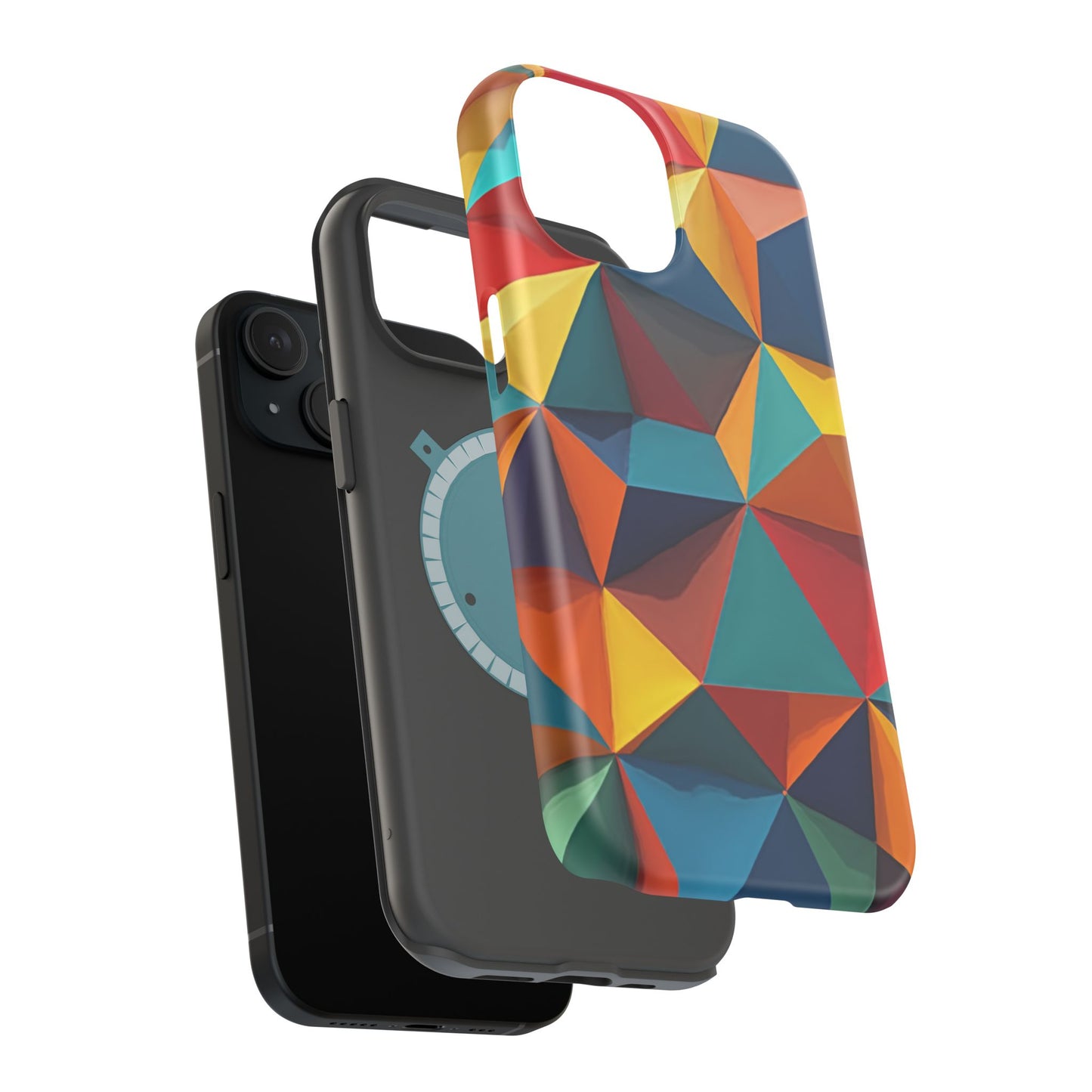 Prism Burst Phone Case for iPhone | Abstract Geometric Slim Protective Cover
