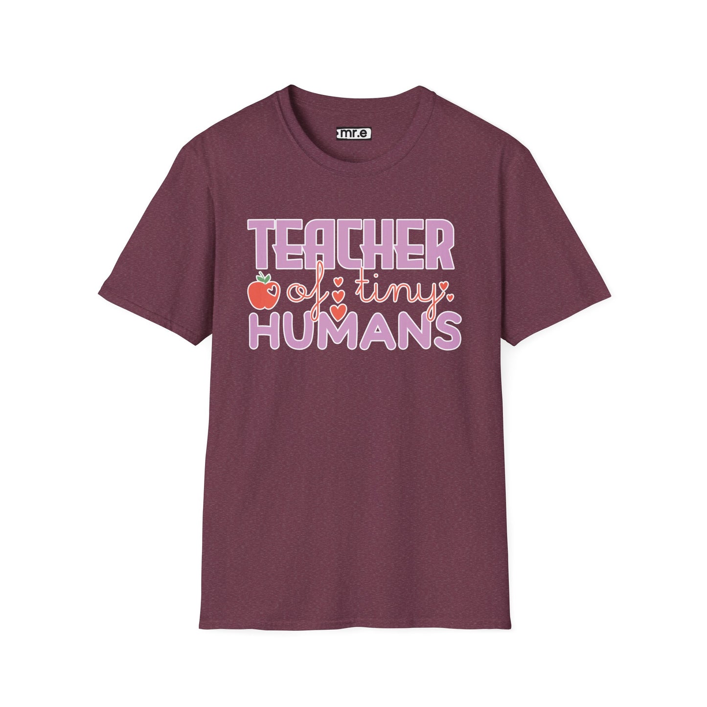 Teacher Appreciation Gift - “Teacher of Tiny Humans” Cute Tee, Preschool Teacher Shirt, Kindergarten Educator Gift