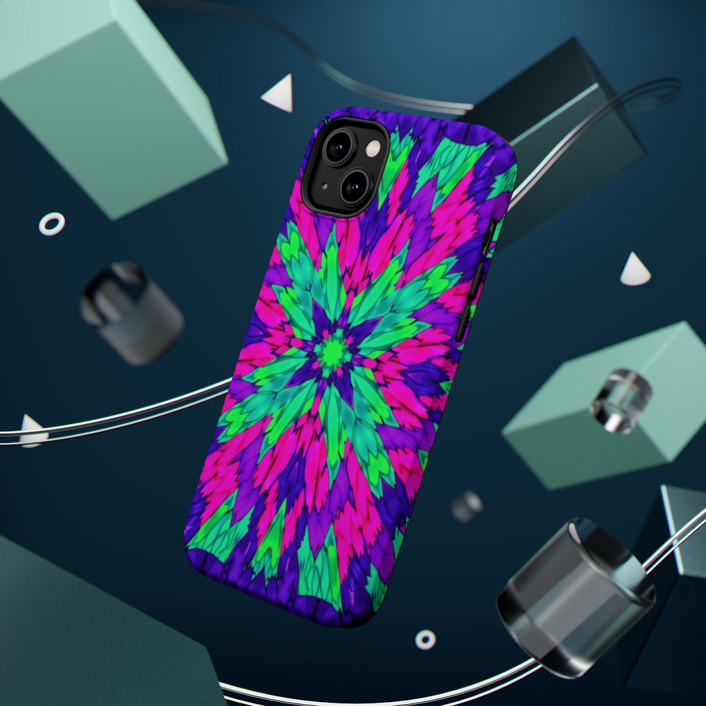 Psychedelic Mandala Phone Case - Trippy Art Gift | Colorful Flower Cases for iPhone Lovers