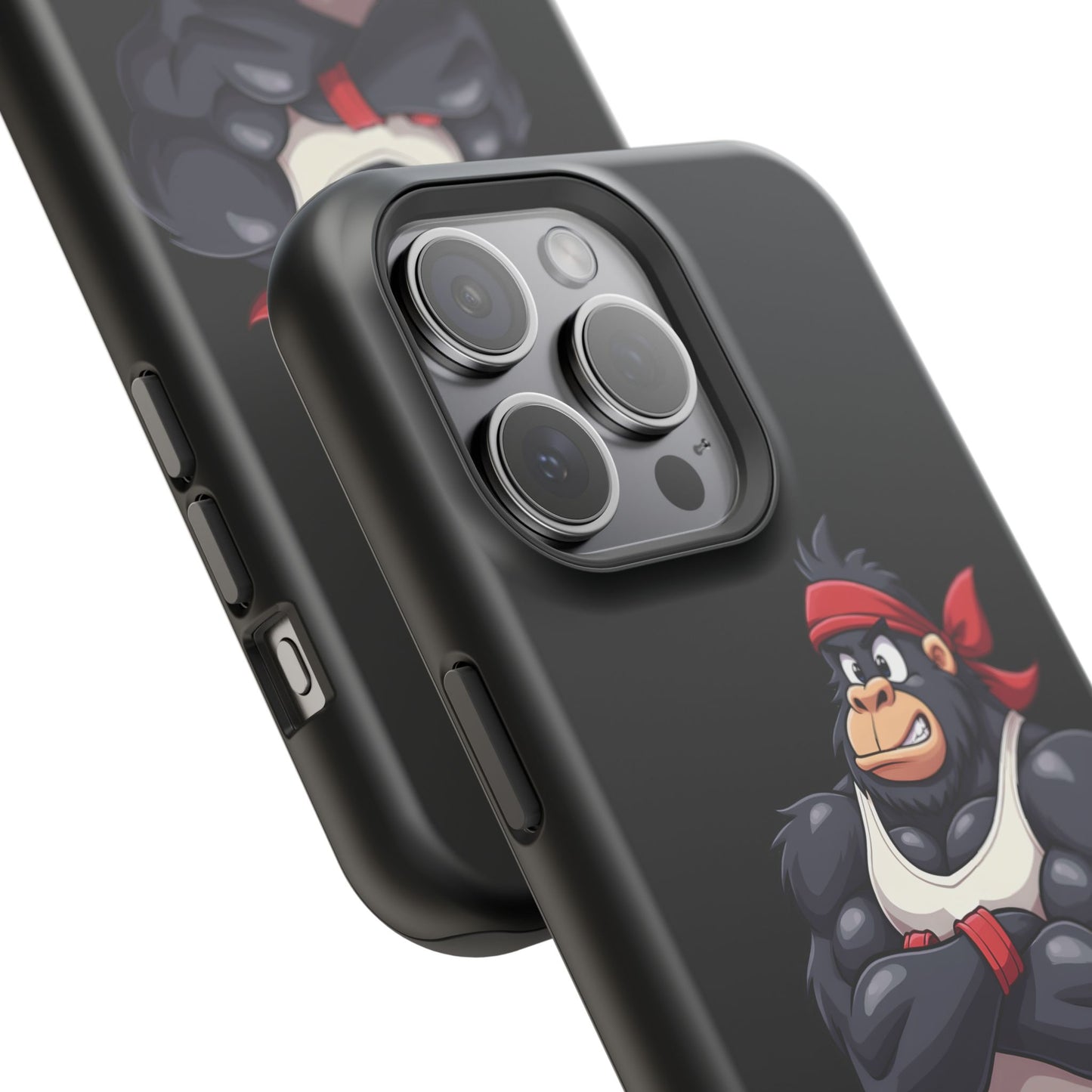 Red Band Gym Gorilla Phone Case β Fierce Style Meets Tough Protection