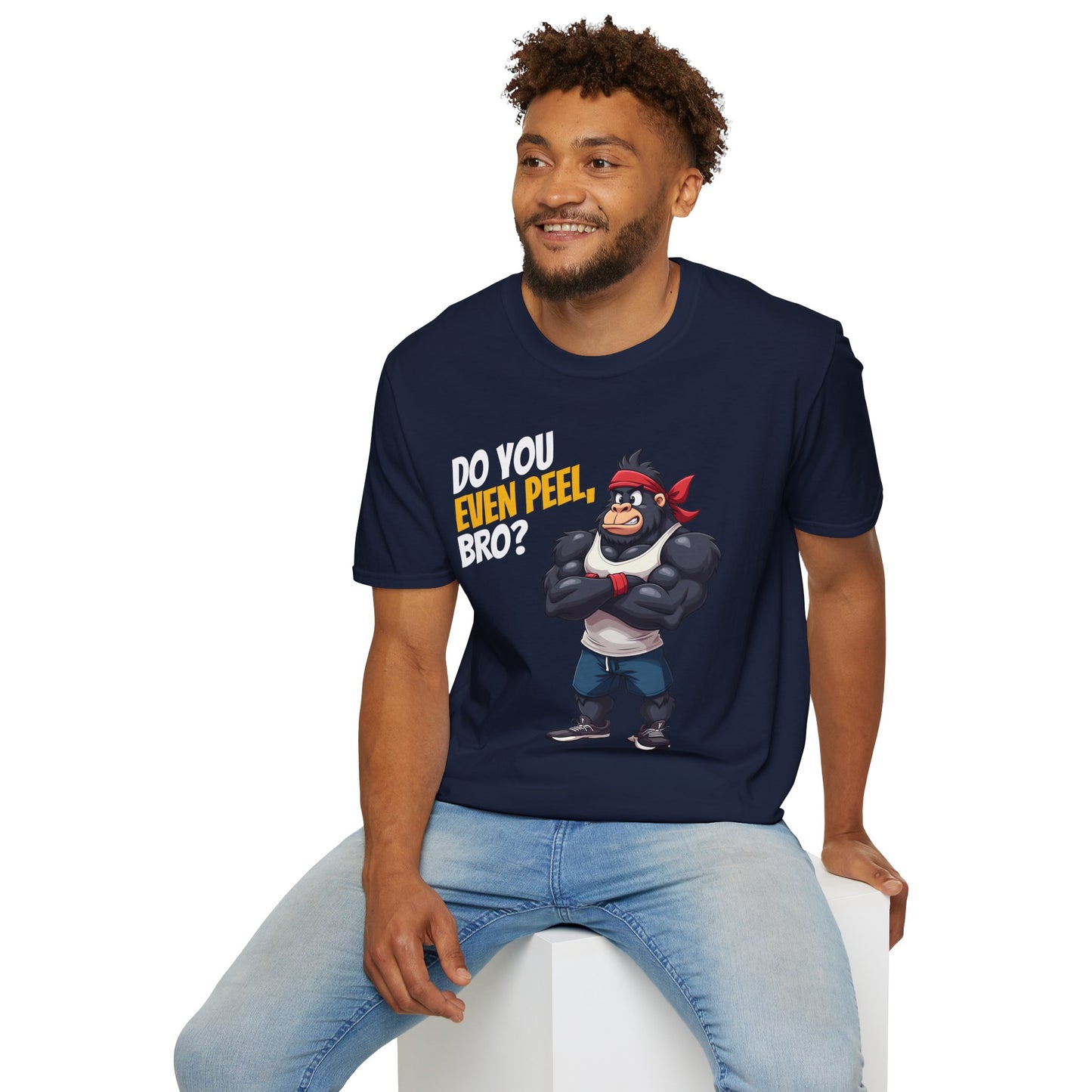 Do You Even Peel, Bro? β Funny Gym Gorilla T-Shirt
