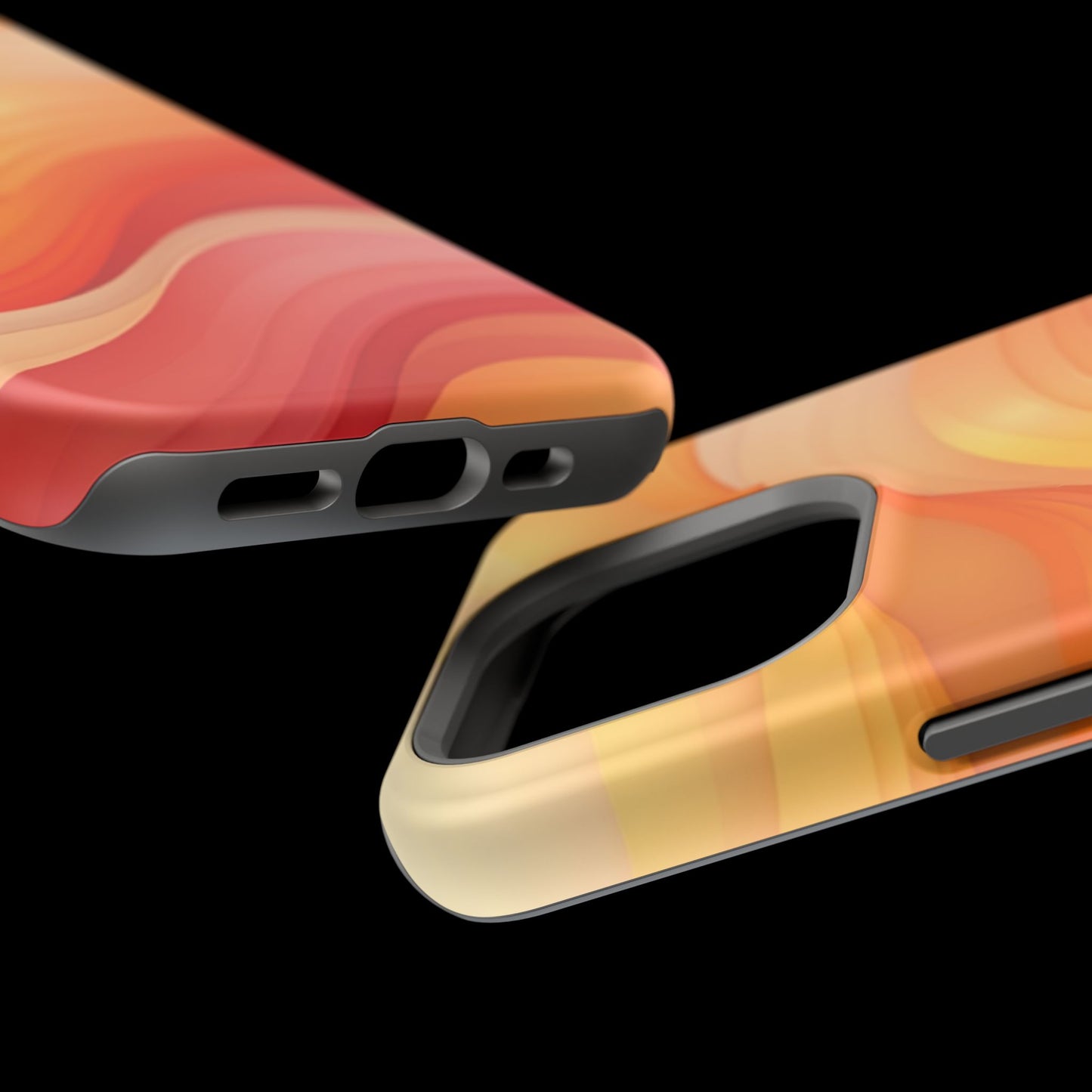 Sunset Phone Case - Aesthetic iPhone Case | Warm Gradient Wave Design | Gifts for Her | Beachy Summer Vibes
