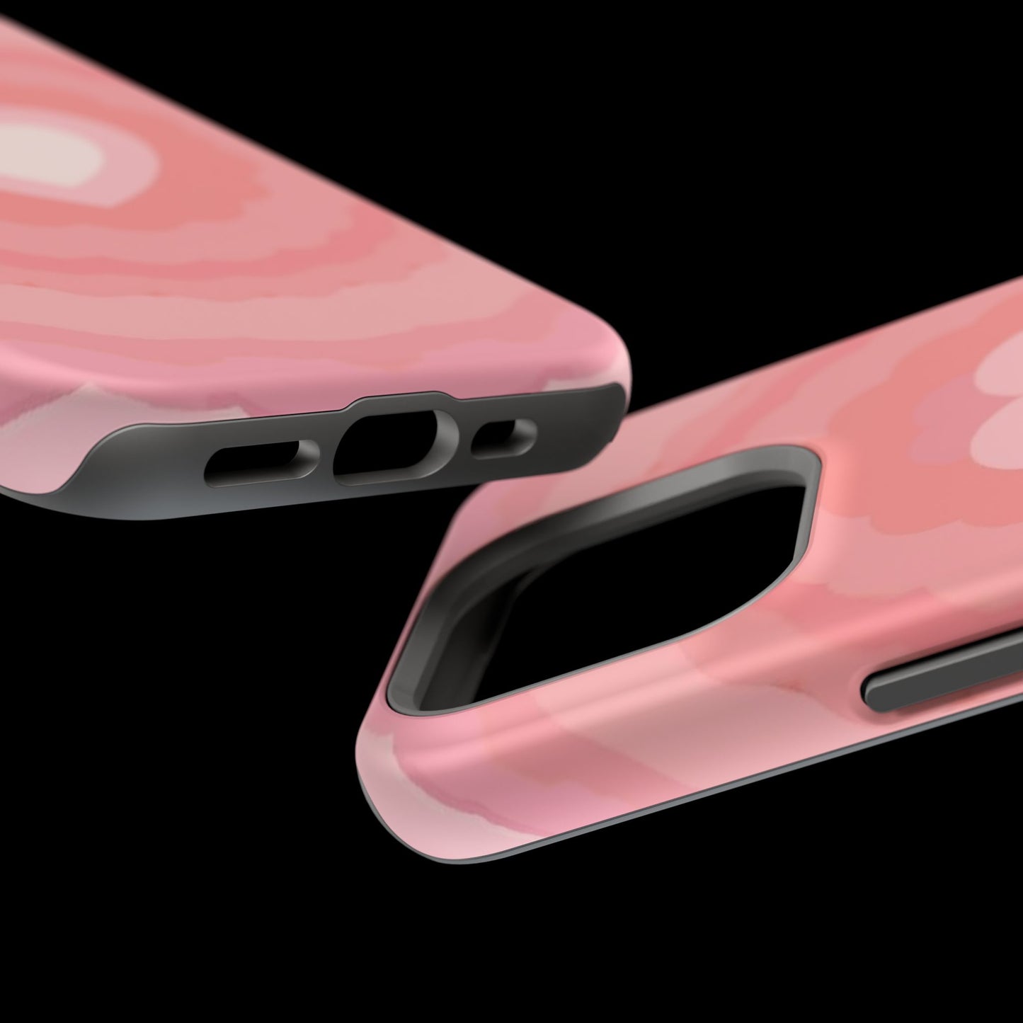 Heart Ripple iPhone Case - Cute Pink Aesthetic - Kawaii Gift for Her