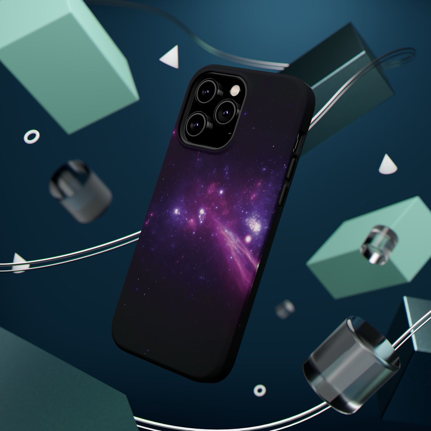 Purple Galaxy Phone Case - Aesthetic iPhone Case | Space Art Design | Gifts for Her | Unique Phone Accessories