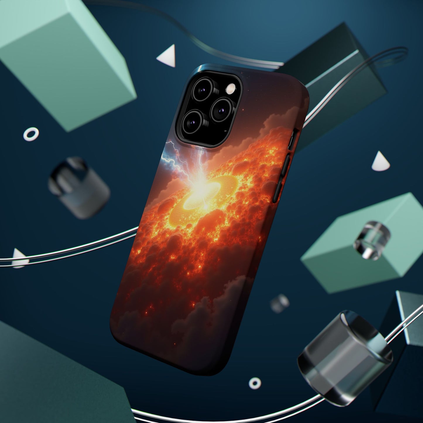 Supernova Phone Case - Fiery Galaxy iPhone Cover - Astronomy Gift for Him/Her