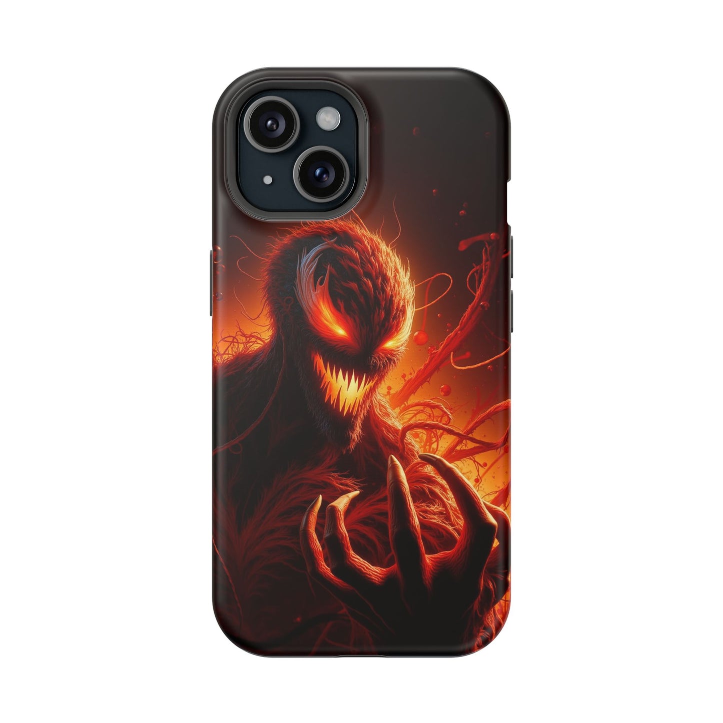 Fiery Alien Phone Case - Aesthetic iPhone Case | Sci-Fi Art Design | Gifts for Him | Unique Phone Accessories