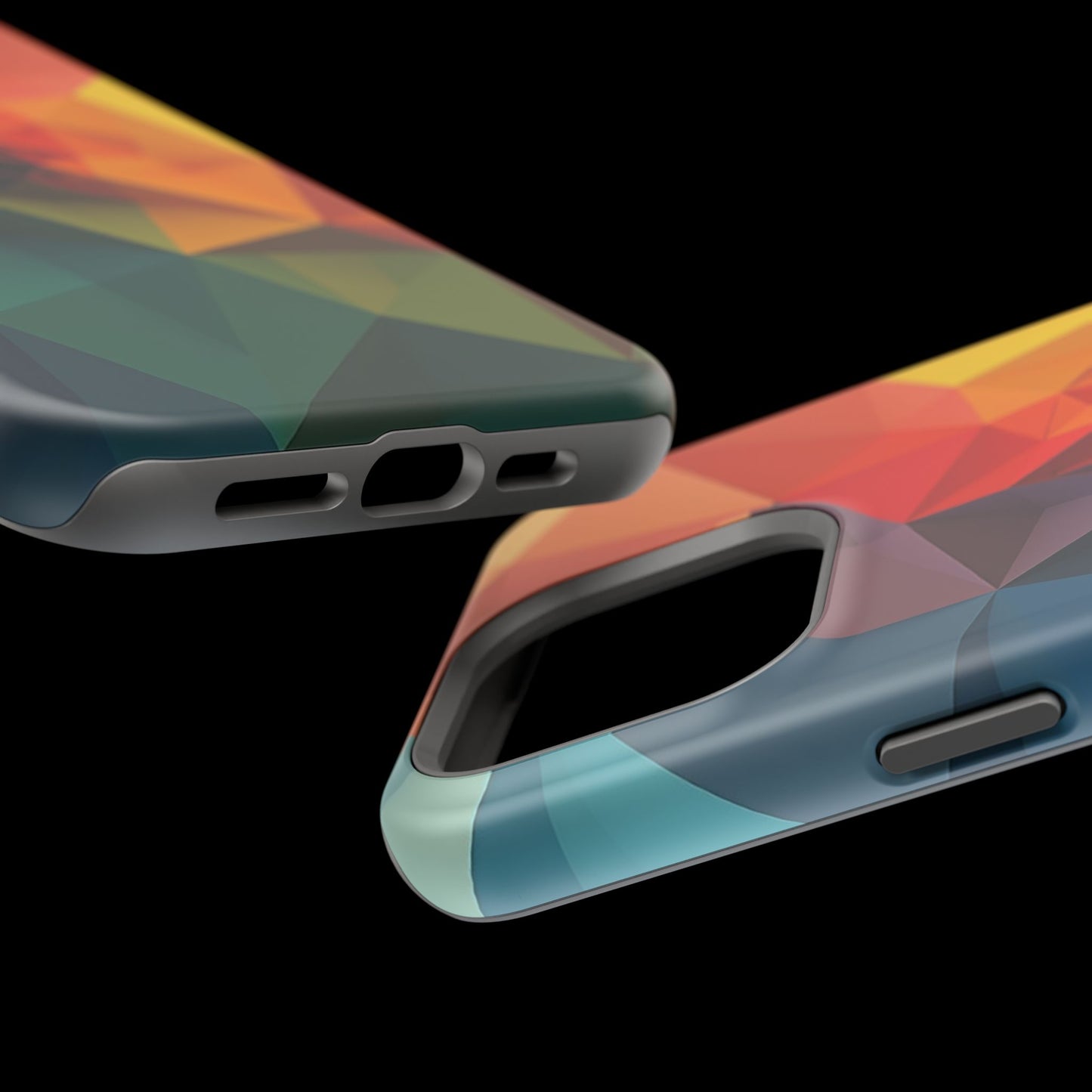 Solar Flare Phone Case for iPhone | Abstract Geometric Slim Protective Cover