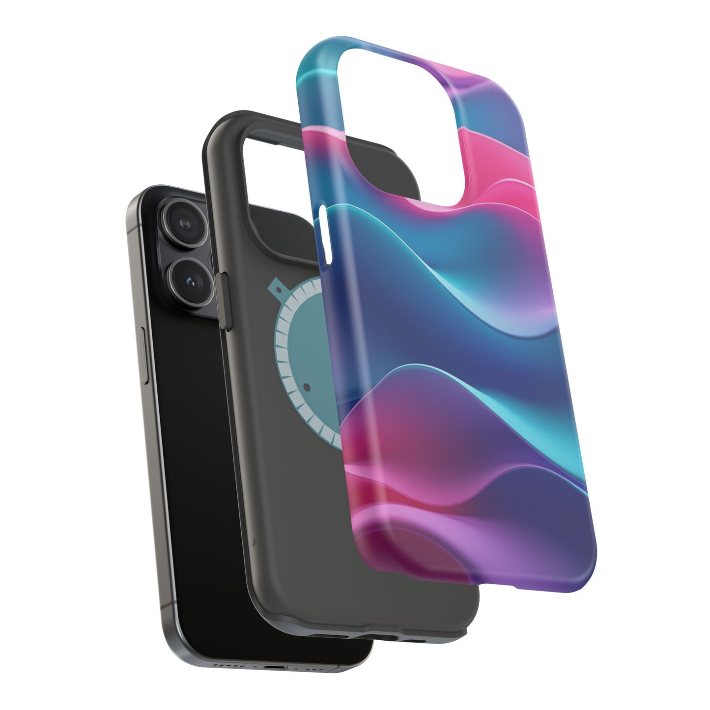 Aesthetic Wave Phone Case - Pastel iPhone Case, Cute Tumbler Gift Idea, Soft Girl Design