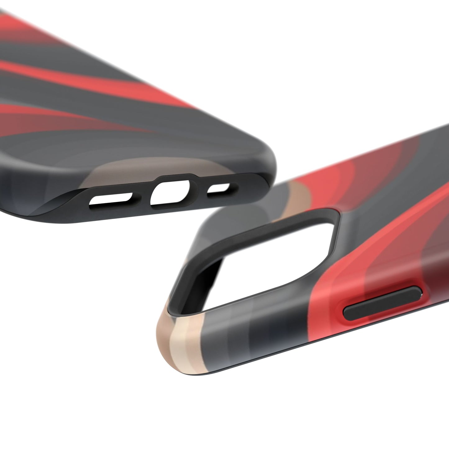 Dynamic Elegance Phone Case - Bold Wave Design | Trendy Aesthetic Gift Idea
