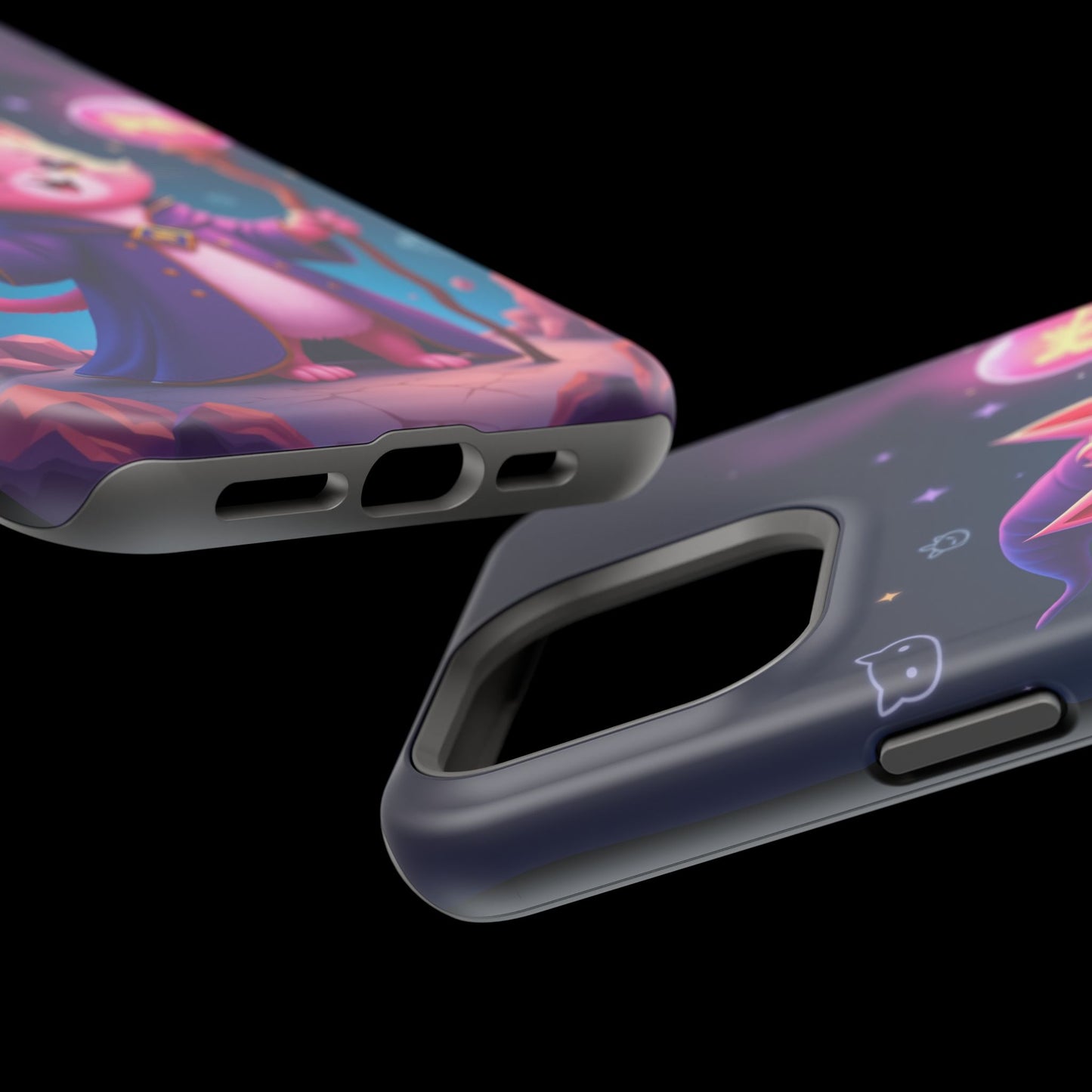 Magical Cat Sorcerer iPhone Case - Cute Fantasy Gift for Cat Lovers