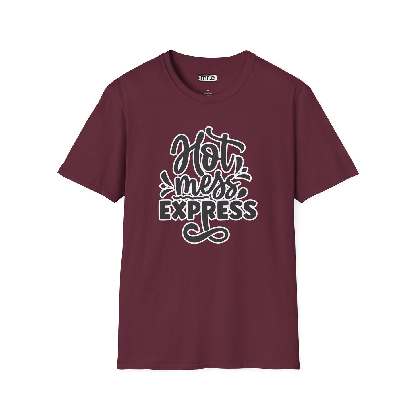 "Hot Mess Express" Funny & Bold T-Shirt β Ironic Confidence Tee for Chaotic, Cool, and Unapologetically You
